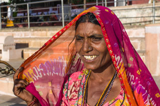 Sängerin in Pushkar